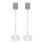 Set van twee witte speakerstandaards met Riva Concert