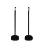 Enkele zwarte speakerstandaard met Samsung M3 WAM350