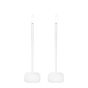 Enkele witte speakerstandaard met Samsung M5 WAM551