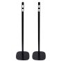 Enkele zwarte speakerstandaard met Hisense AX5125H set