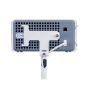 Witte speakerstandaard voor Sonos Play 3 in achteraanzicht detailfoto