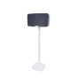Witte speakerstandaard voor Sonos Play 5 Gen 2 in vooraanzicht