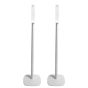 Enkele witte speakerstandaard met Sony bravia theatre system 6
