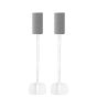 Witte speakerstandaard met Sony HT-A9