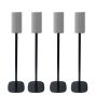 Set van twee speakerstandaards met Sony SA-A9 zwart (4 stuks)