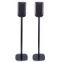 Set van twee zwarte speakerstandaards met Sony SRS-RA3000