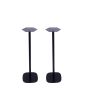 Enkele zwarte speakerstandaard met Marshall Stanmore