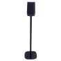 Zwarte speakerstandaard met Teufel Holist S