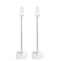 Witte speakerstandaard met Teufel One S