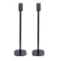 Set van twee zwarte speakerstandaards met Ultimea