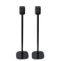 Set van twee zwarte speakerstandaards met Yamaha True X Speaker 1A