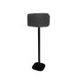 Set van twee zwarte speakerstandaards voor Sonos Five speakers