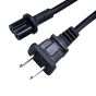 Vebos stroomkabel met haakse stekker voor Sonos Beam black 118 inch/3 m cable US plug