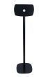Zwarte speakerstandaard met Pure Jongo TX2