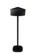 Zwarte speakerstandaard met Samsung M3 WAM350