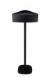 Zwarte speakerstandaard met Samsung M5 WAM550