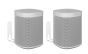 Set van twee witte muurbeugels voor Sonos One
