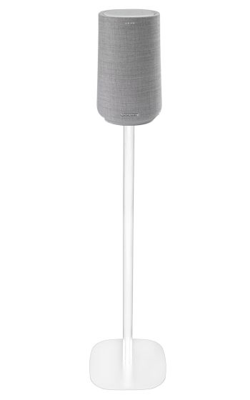 Witte speakerstandaard met Harman Kardon Citation 100