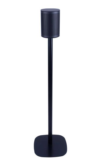 Zwarte speakerstandaard met B&O BeoPlay M3