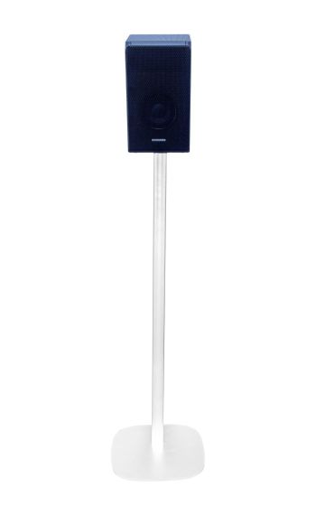 Witte speakerstandaard met Samsung HW-Q90R