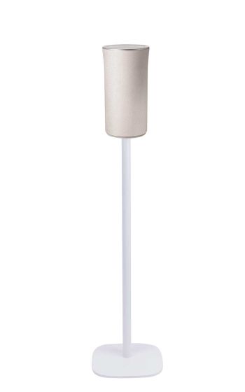 Witte speakerstandaard met Samsung R1 WAM1501