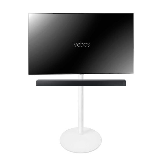 Witte tv standaard met Samsung Soundbar