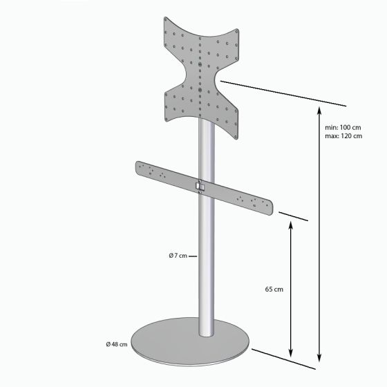 Vebos tv standaard Bose TV Speaker zwart