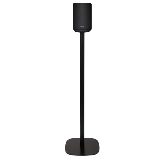 Zwarte speakerstandaard met Bose Lifestyle Ultra