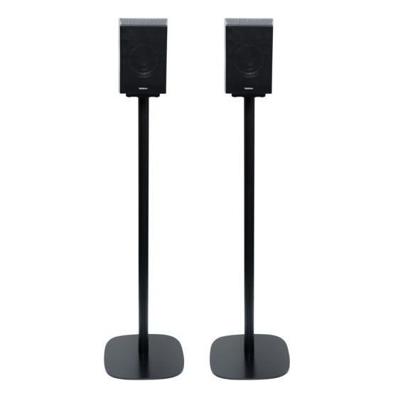 Set van twee speakerstandaards met Samsung HW-Q990C zwart set