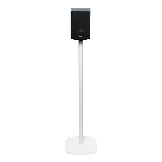 Witte speakerstandaard met Samsung HW-Q990H