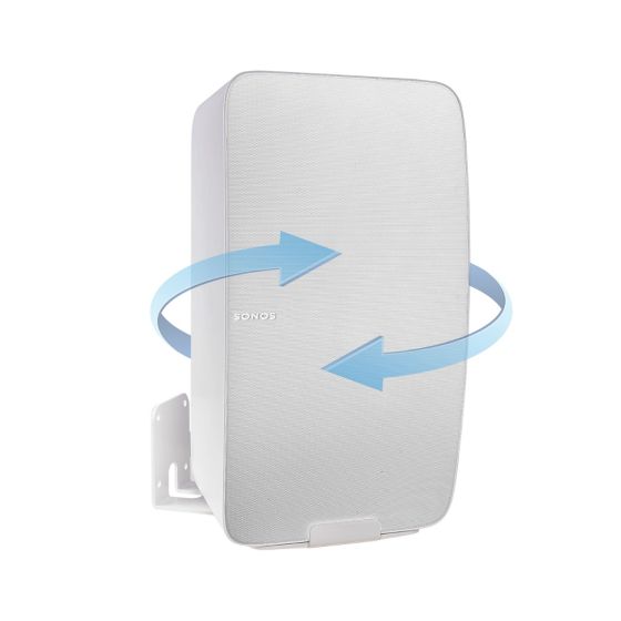 Muurbeugel voor Sonos Play 5 Gen 2 draaibaar wit - verticaal