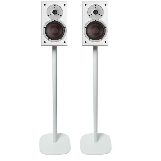 Vebos boekenplank speaker standaard universeel wit set 17x22