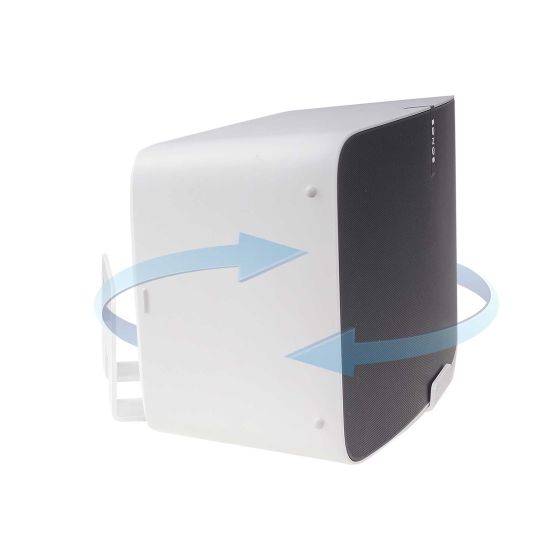 Witte muurbeugel voor Sonos Play 5 Gen 2 draaibaar