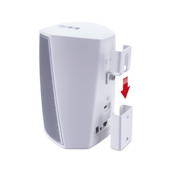 Witte portable muurbeugel voor Denon HEOS 1