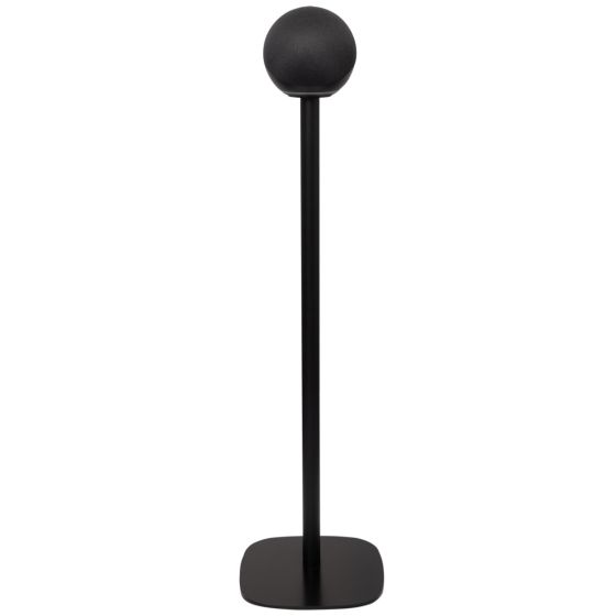 Zwarte speakerstandaard met Amazon Echo 4th gen