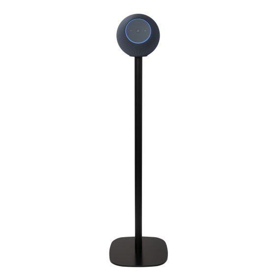 Zwarte speakerstandaard met Amazon Echo Studio (newest gen)