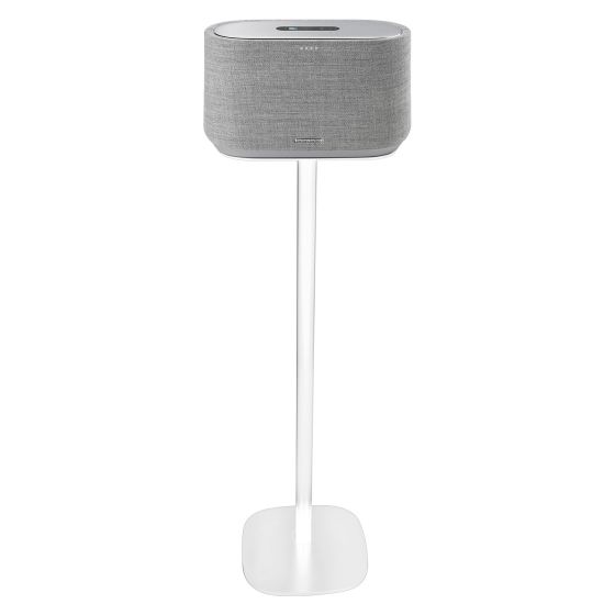 Witte speakerstandaard met Harman Kardon Citation 300