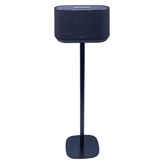 Zwarte speakerstandaard met Harman Kardon Citation 300
