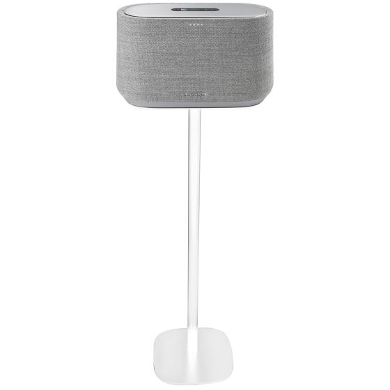 Witte speakerstandaard met Harman Kardon Citation 500