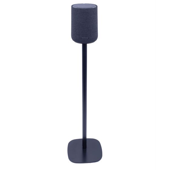 Zwarte speakerstandaard met Harman Kardon Citation One