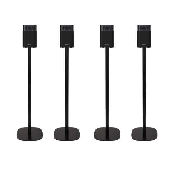 Zwarte speakerstandaard voor Hisense HT Saturn zonder speaker