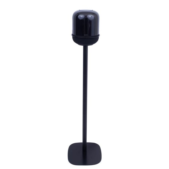 Zwarte speakerstandaard met Huawei Sound X