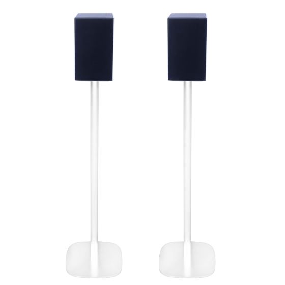 Set van twee speakerstandaards met LG DSP11RA wit set