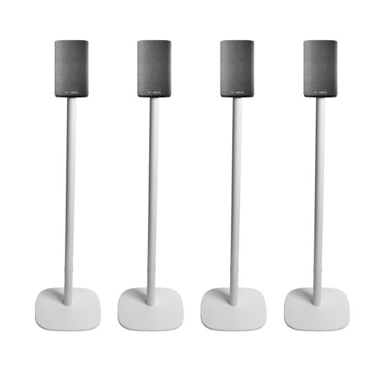 Speakerstandaard met Loewe We. BOOST wit (4 stuks)