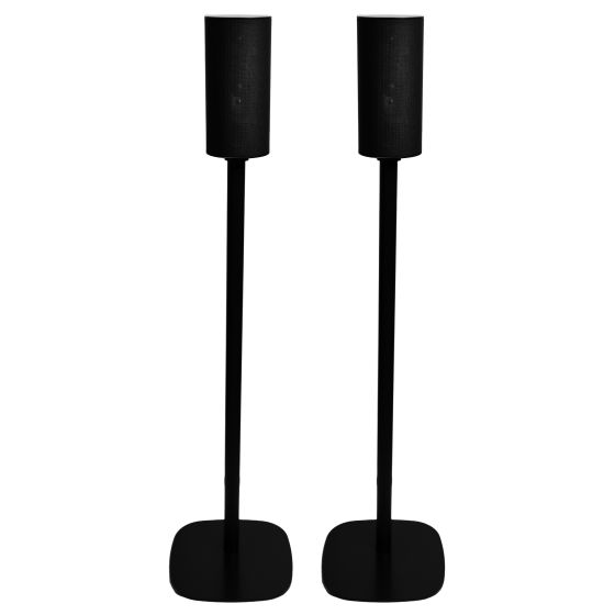 Set van twee speakerstandaards met Sony bravia theatre system 6 zwart set