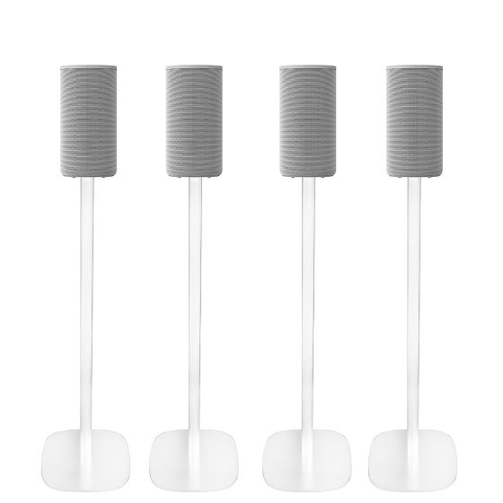 Speakerstandaard met Sony HT-A9 wit (4 stuks)