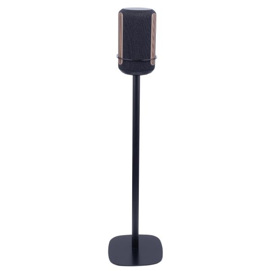 Zwarte speakerstandaard met Sony SRS-RA3000