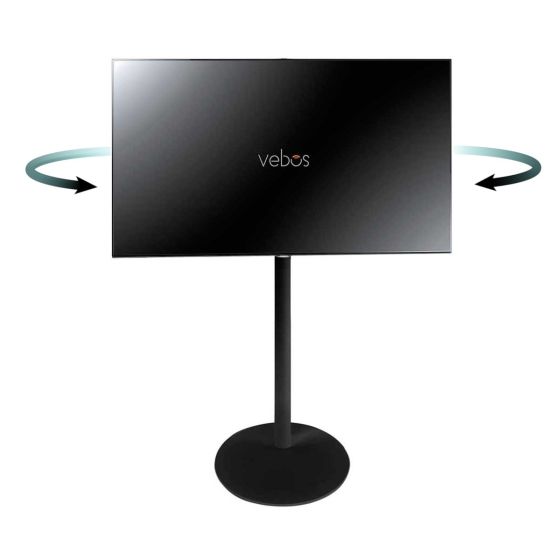 Vebos tv standaard draaibaar zwart