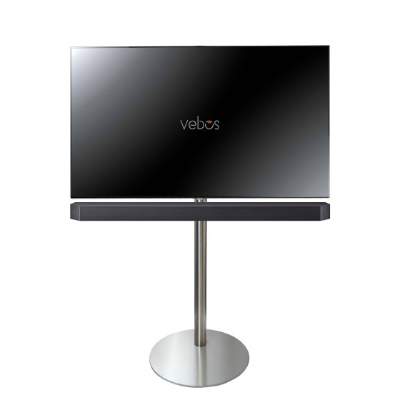 Rvs tv standaard met Samsung Soundbar