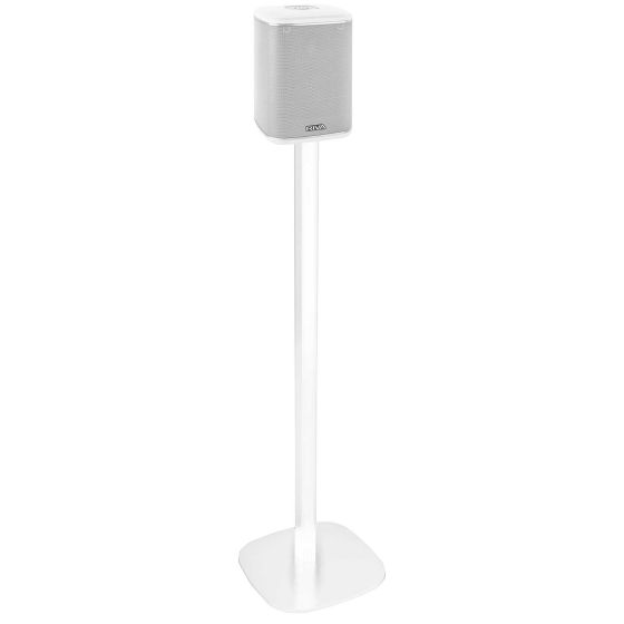 Witte speakerstandaard met Riva Arena